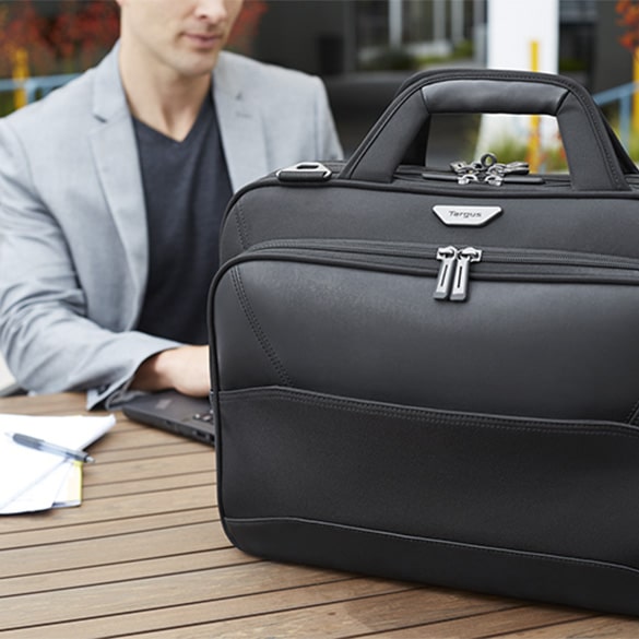 Laptop Bags - With a laptop bag, you can easily carry your laptop and things like a notebook or your lunch in one bag.