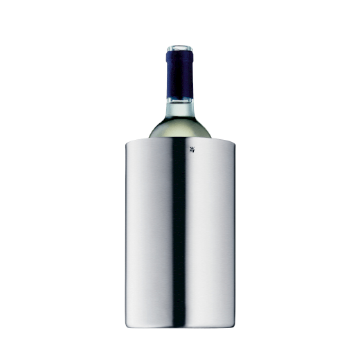 Wine Accessories - A fine collection of WMF wine accessories, including a wine cooler and a wine bottle
stopper.
