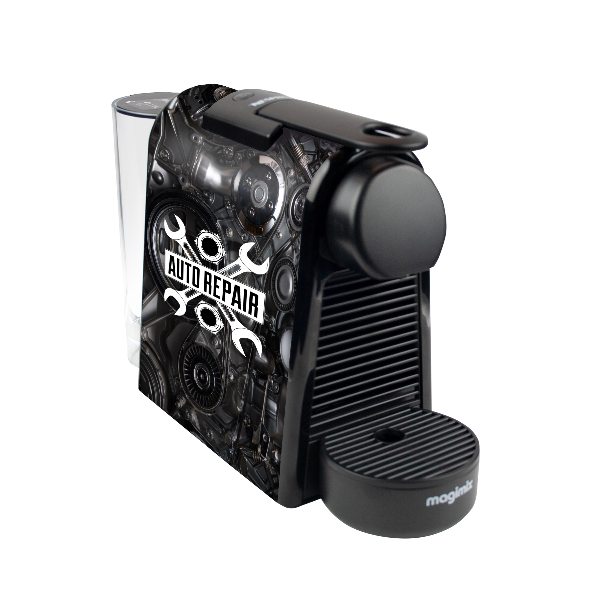 Magimix Nespresso Essenza Mini Black - Personalisation with a Max Print