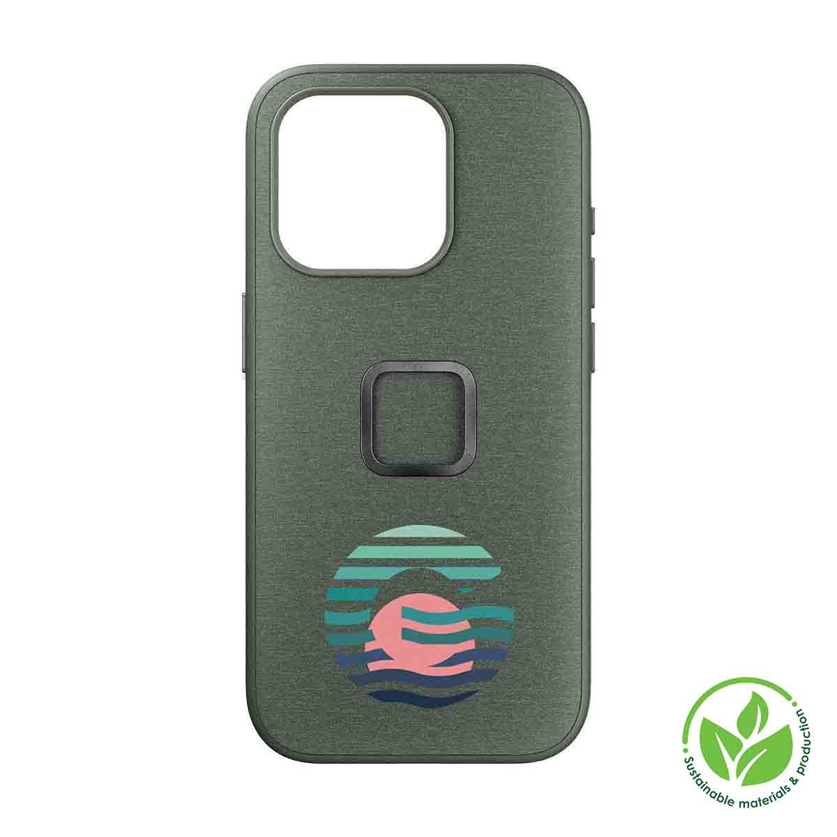 Peak Design Mobile Everyday Fabric Case iPhone 15 Pro Sage